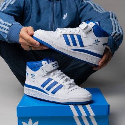 Adidas ORIGINALS FORUM MID JUNIOR FZ2085  AZUL/BLANCO