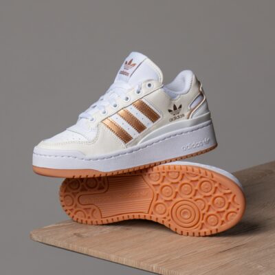Adidas ORIGINALS FORUM BOLD STRIPES W FEMALE JI0061  DORADO/BLANCO