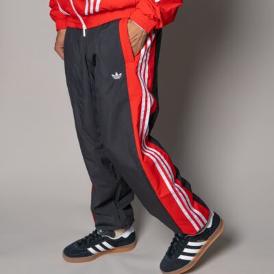 Adidas ORIGINALS PANTS WARM-UP KA4548  NEGRO/ROJO