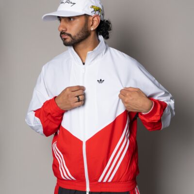 Adidas ORIGINALS JACKET WARM-UP TRACK TOP KA4549  NEGRO/ROJO