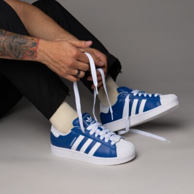 Adidas ORIGINALS SUPERSTAR II MALE JI0145  AZUL/BLANCO