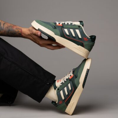 Adidas ORIGINALS DROP STEP LOW 2.0 MALE JI3324 VERDE MUSGO