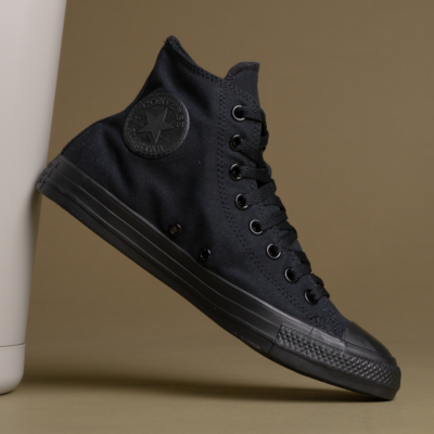 Converse Chuck Taylor All Star Hi Negro Monocromático M3310C