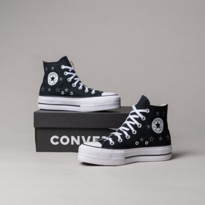 Converse CHUCK TAYLOR ALL STAR LIFT A15537C  NEGRO/BLANCO