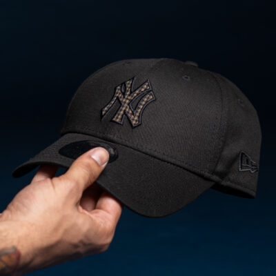New Era GORRA CHECK INFILL 9FORTY NEYYAN  BLKBLK 60580691