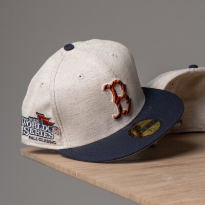 New Era GORRA 5950 BOSREDCO HEMP NATURAL NAVY 70880943