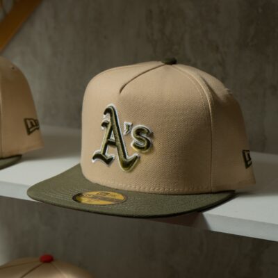 New ERA GORRA 5950AF 2T COLOR PACK OAKATH  DRWNOV 60699454  BEIGE/VERDE