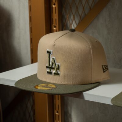 New ERA GORRA 5950AF 2T COLOR PACK LOSDOD  DRWNOV 60699575  BEIGE/VERDE