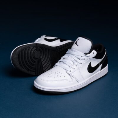 Nike AIR JORDAN 1 LOW 553558-132  BLANCO/NEGRO