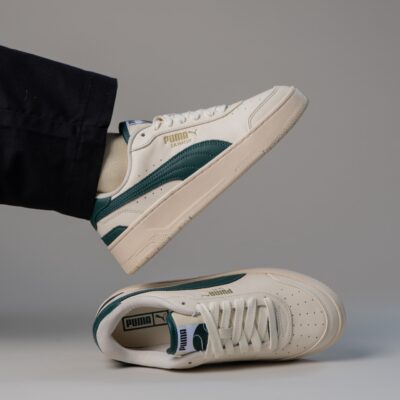 Puma CA MATCH PREMIUM 401355 01  BEIGE/VERDE