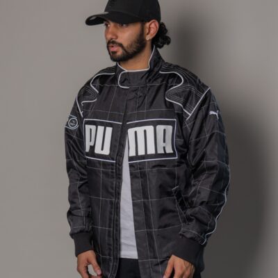 Puma JACKET ARCHIVE SEASONAL RELAXED RACER JACKET 629914 01 NEGRO/BLANCO