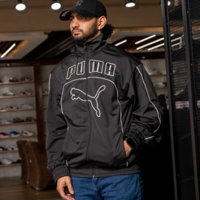 Puma JACKET FUTURE PUMA ARCHIVE RELAXED TRACK JACKET 632082 01 NEGRO/BLANCO