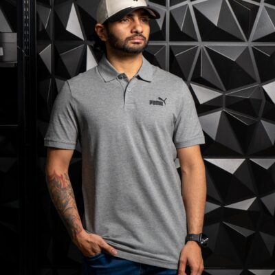 Puma POLO ESS NO. 1 LOGO PIQUE POLO 682552 03 GRIS