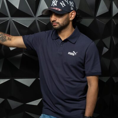 Puma POLO ESS NO. 1 LOGO PIQUE POLO 682552 16 AZUL MEDIUM