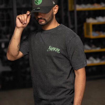 Ripndip Playera Squabble Up Tee Black Vintage Wahs RNDFALL25117