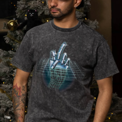 Ripndip Playera Afterlife Tee (Black Wash) RNDSPR25135