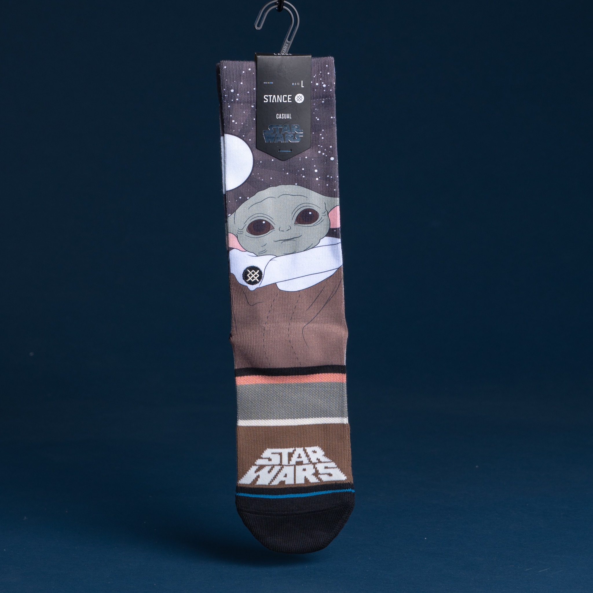 Produktbild von Stance Grogu Hungry Crew Socken Grün – Stance Europe