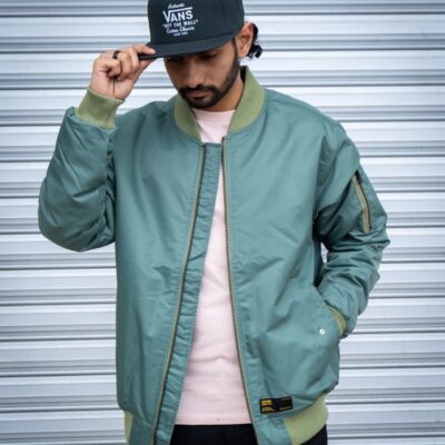 Vans  JACKET Copley Bomber Jacket Dark Forest VN000HMQ1CI  VERDE
